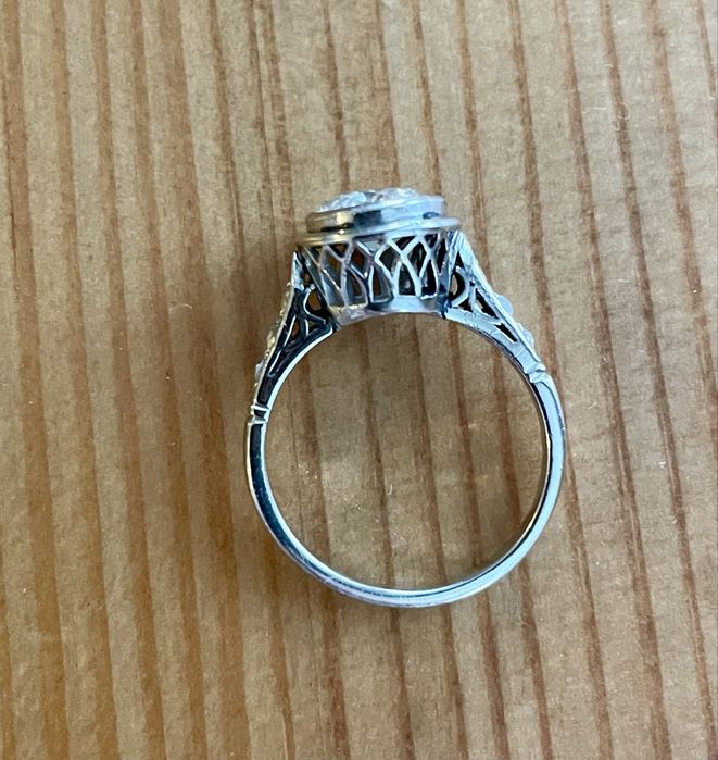 TO TEN! Certyfikat! Pierścionek platyna naturalny diament 1,25 ct