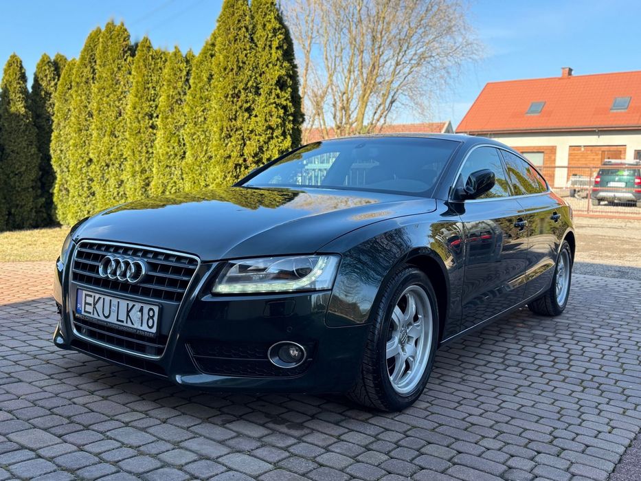 Audi A5 Sportback 2.0 TDI 170, Kamera, Skóry, Chrom, Alu, Zadbana