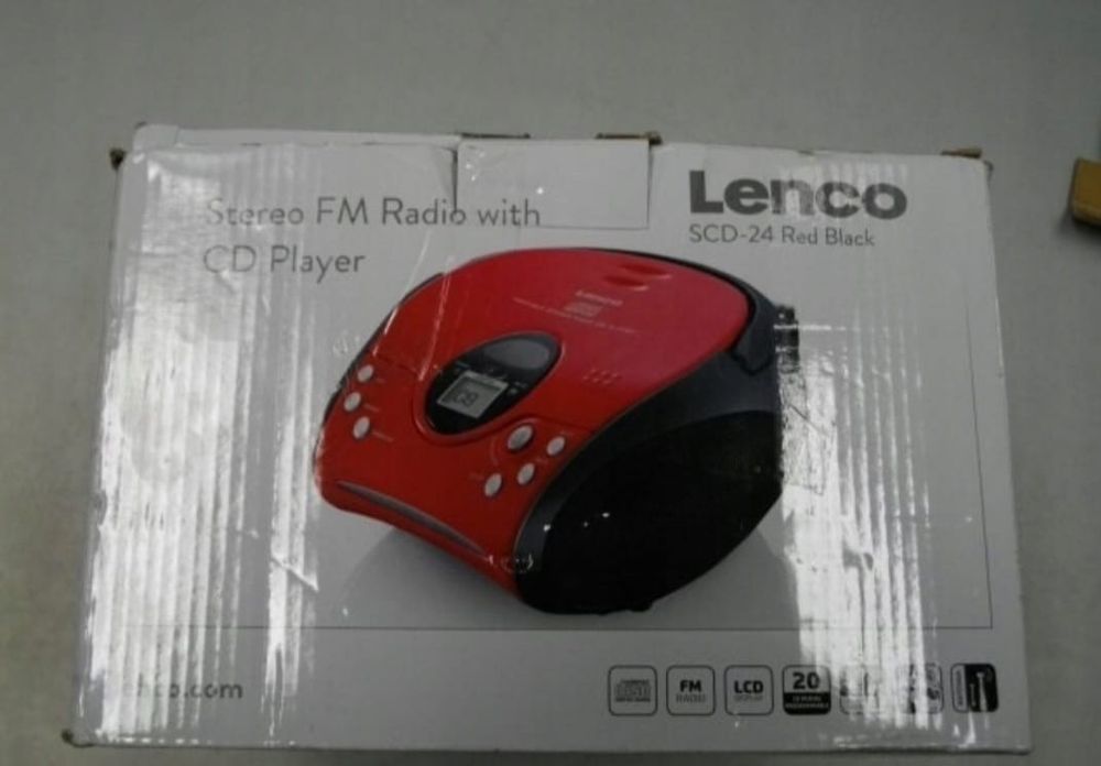 Lenco SCD24RB czerwono-czarny