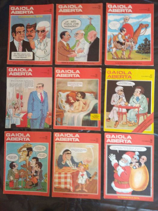 Revistas Antigas Gaiola Aberta em Bom Estado.