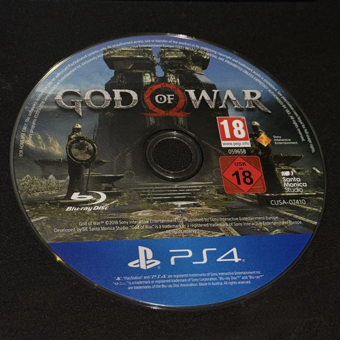 God of War 2018 PS4 PlayStation 4