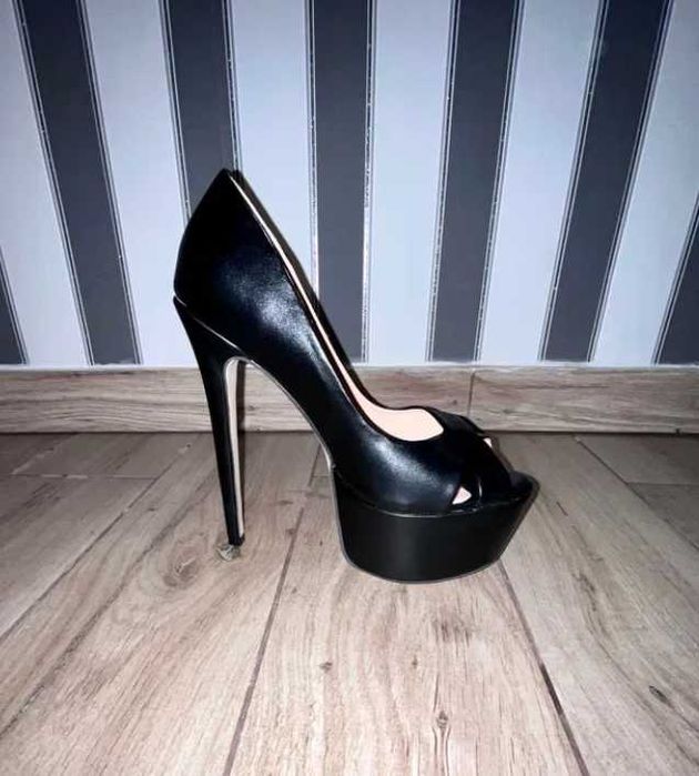 141/ Eleganckie 49 szpilki Trans Cross wysoka jakość czółenka 35-50 EU