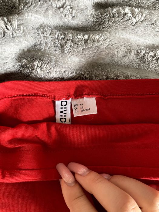 top bandana hm czerwony