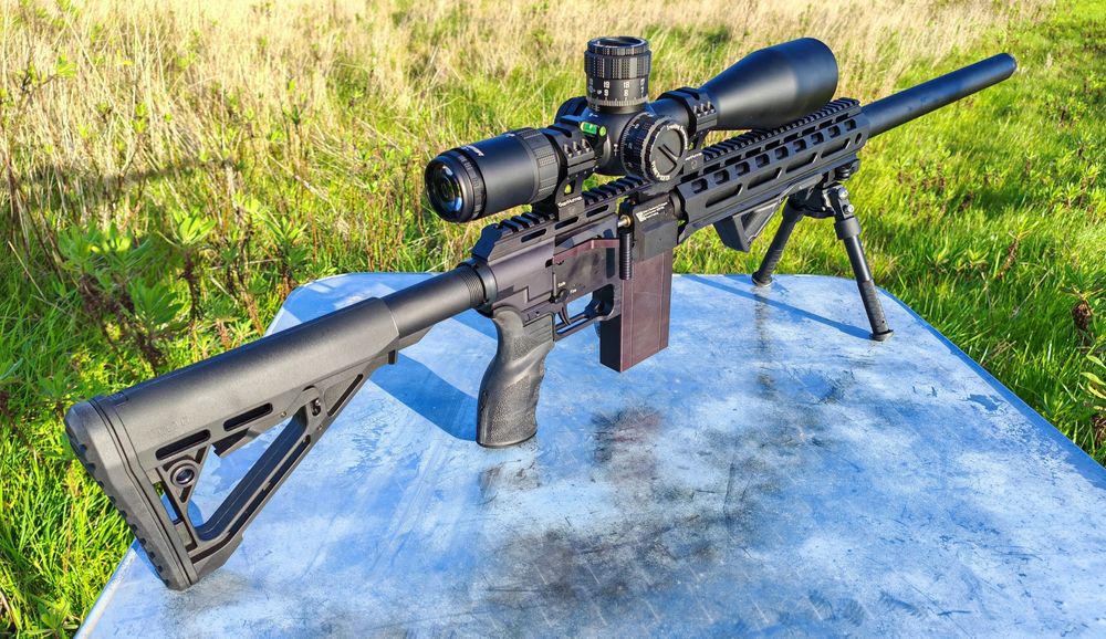 Carabina de ar comprimido PCP FX DRS tactical 700mm calibre 5.5mm