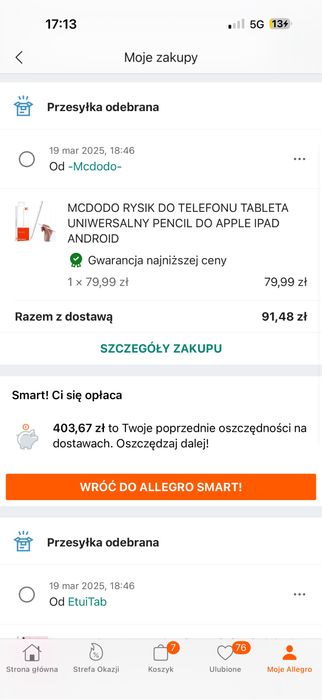 ad Pro 11 M5 256GB 5G Cellular | Gwarancja 03.2027 | Jak nowy