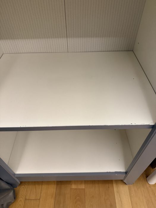 Regał Ikea biało szary