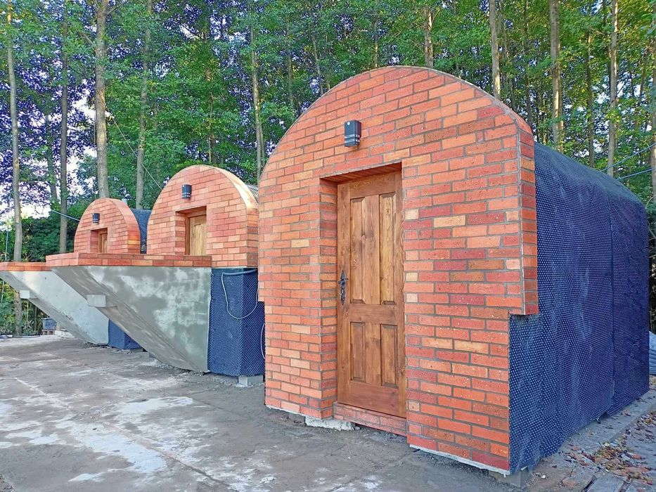 schron betonowy , piwniczka betonowa , ziemianka , piwnica , sauna ogrodowa
