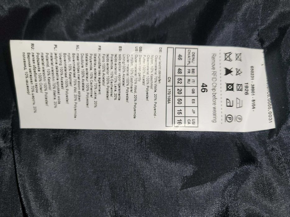 Gerry Weber nowy płaszcz wełna + kaszmir 46