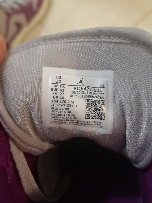 Buty sneakersy Nike Air Jordan 1 Mid Magenta