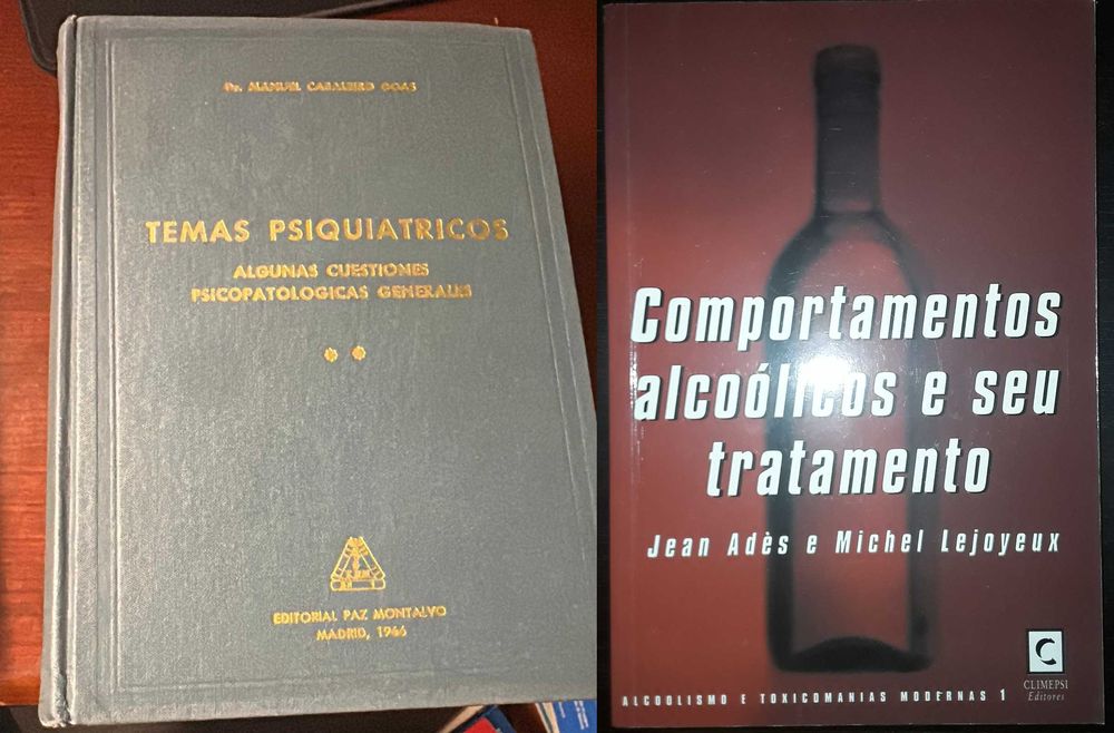 Livros de Psiquiatria, Toxicodependência, Psicoterapia, etc