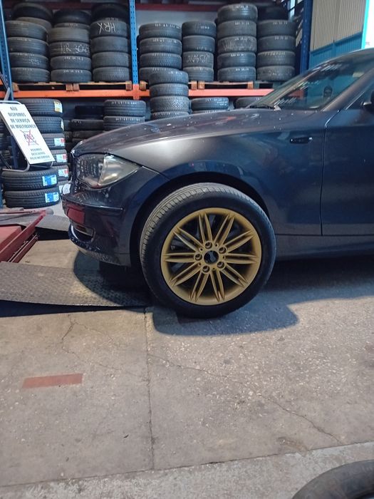 Jantes  com pneus bmw r17 5x120 vendo ou troco