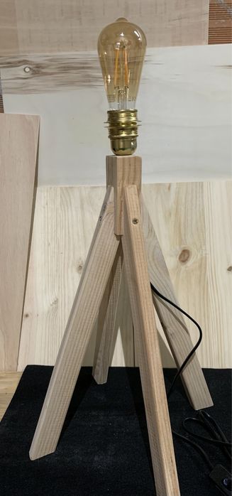 Candeeiro madeira original