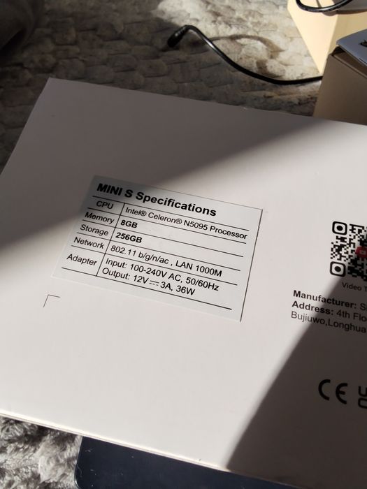 Мини ПК Beelink Mini S N5096 8 Gb 256Gb Новый!