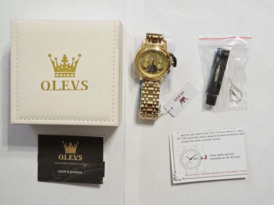 Годинник механічний з автопідзаводом OLEVS G9910