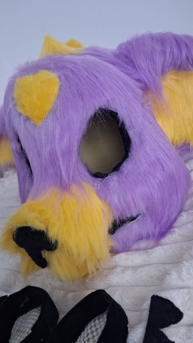 Fursuit maska dino