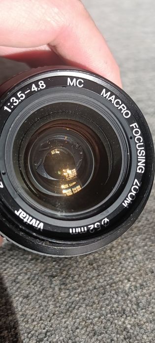 фото об'єктив  Vivitar 28-70 ¢52mm + фільтр bewetar 52e r1.5