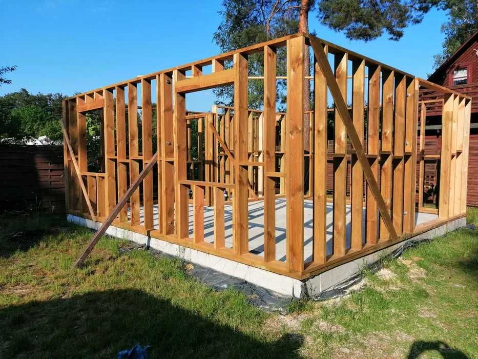 Konstrukcja szkielet domu  35m2 Lublin+ poddasze 35m2 c24