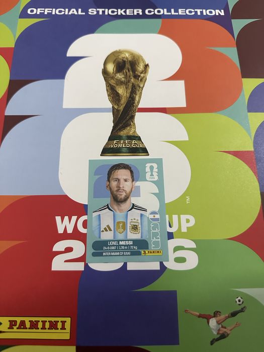 Cromo Messi mundial 2026