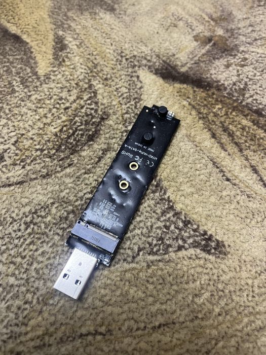 Універсальний адаптер m2 nvme pcie usb 3.2