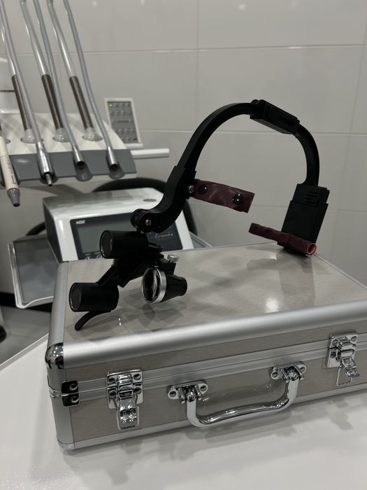 Стоматологічне світло бінокуляри налобний освітлювач dr.kim