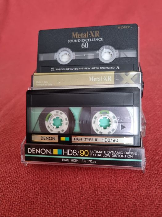 Kasety SONY metal denon chrom