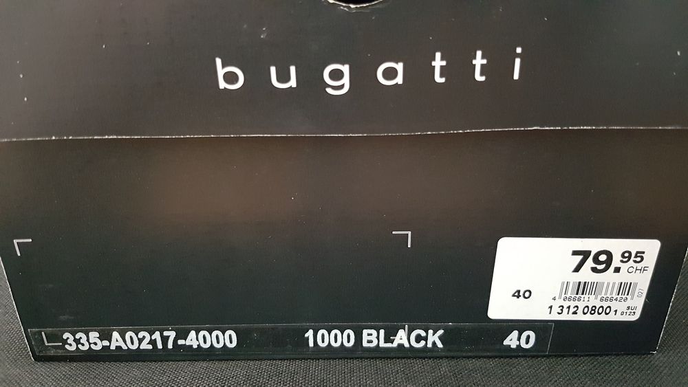 Кроссовки из нат.кожи Bugatti 40р,оригинал.