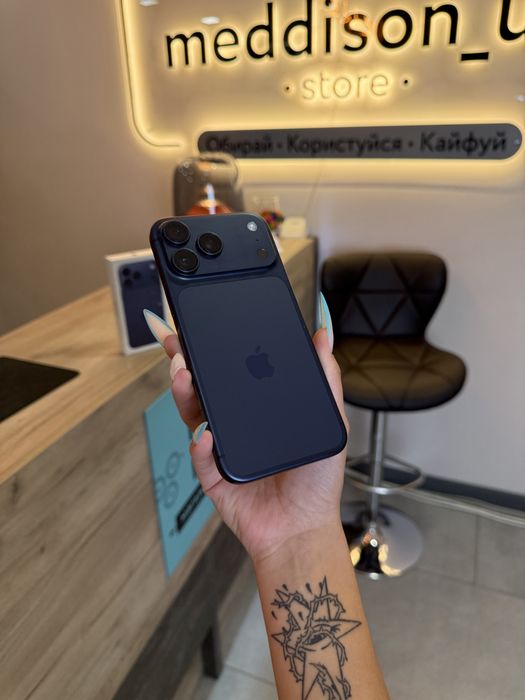 Iphone 17 Pro Max 256 Gb Deep Blue 100% Акб Розстрочка Обмін Магазин