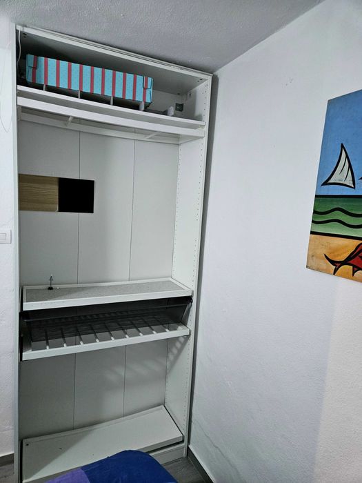 PAX Estrutura roupeiro 100x35x236 cm, com 6 assessorios KOMPLEMENT