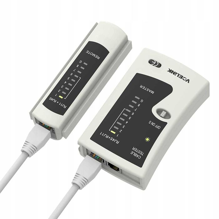 Tester LED do kabli sieciowych LAN RH11/RJ45 VCELINK
