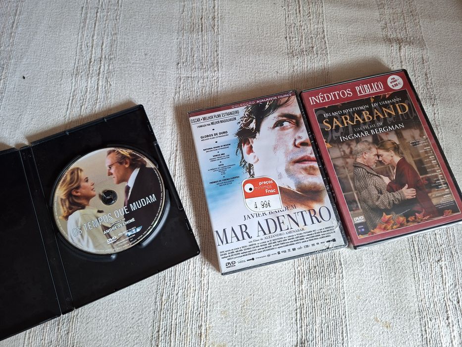 três dvds originais filmes pack por 7 euros