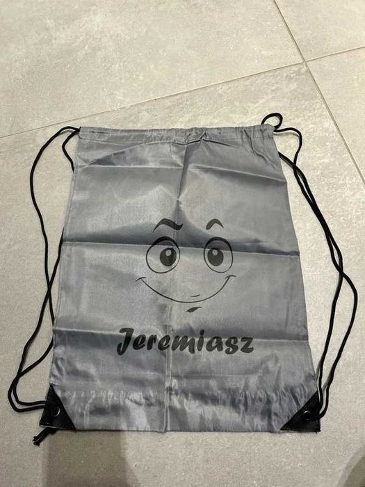 Worko plecak worek na buty strój dla chłopca imię Jeremiasz