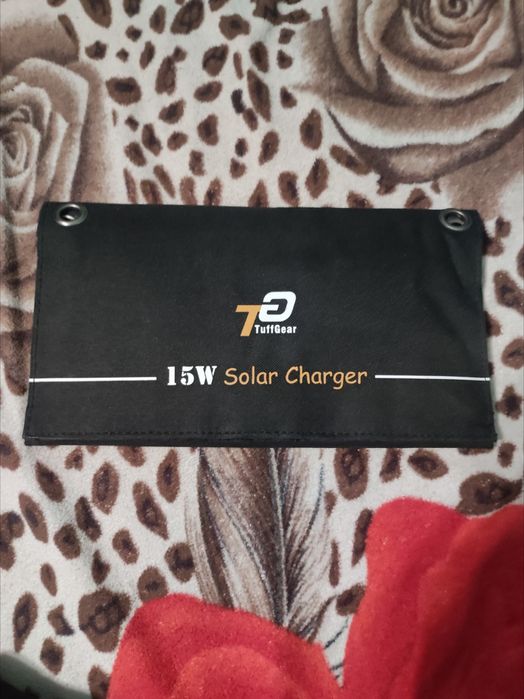 Сонячний зарядний пристрій, 15w, портативна панель