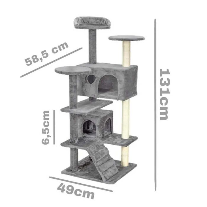 Домик когтеточка царапка дряпка для кошек 131 см Bass Polska
