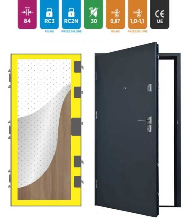 Drzwi zewnętrzne do mieszkań, domów DELTA, WIKĘD, GERDA