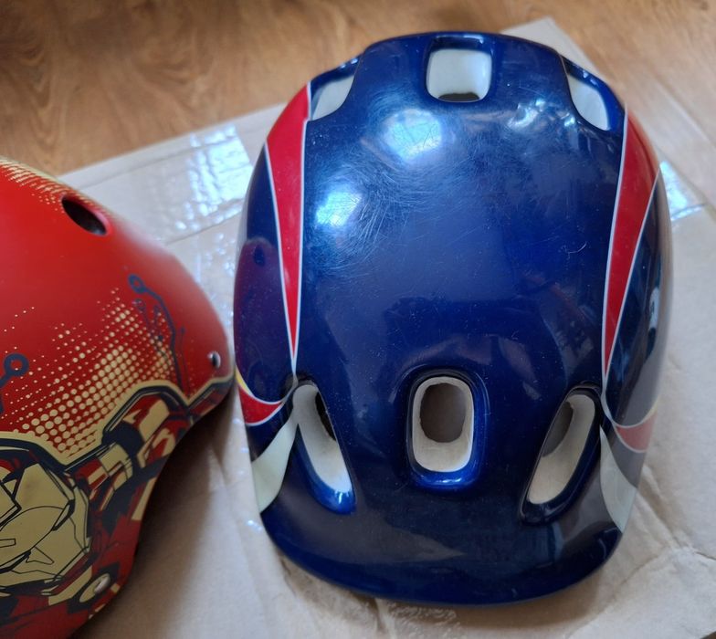 Kask rowerowy orzeszek dziecięcy SEVEN Disney IRONMAN + gratis