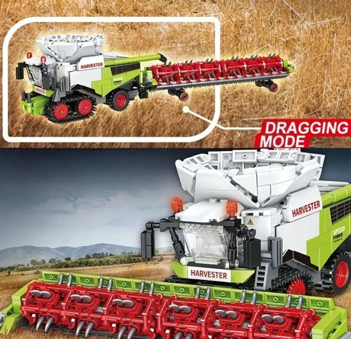 Конструктор комбайн Harvester 920 блоков Lego  CLAAS  Lexiion 8700
