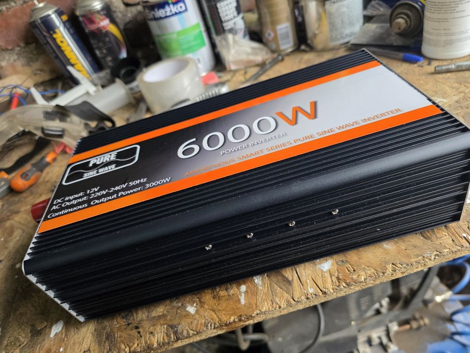 Przetwornica Sinus 6000w 12V 24v DC 230V inwerter 3000w falownik інвер