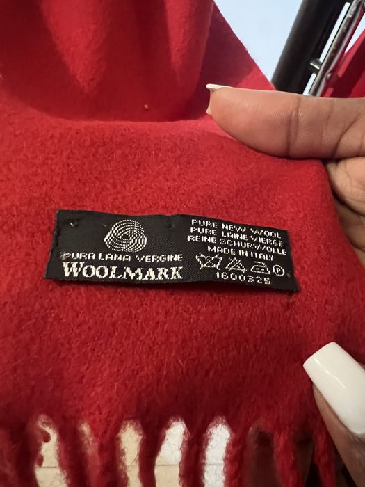 Cachecol longchamp de lã pura 100%