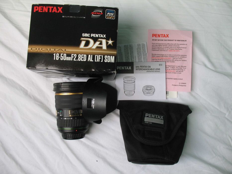 SMC Pentax DA* 16-50 F 2,8 ED AL z filtrem B+W F-Pro 010 UV-Haze 1x MRC.