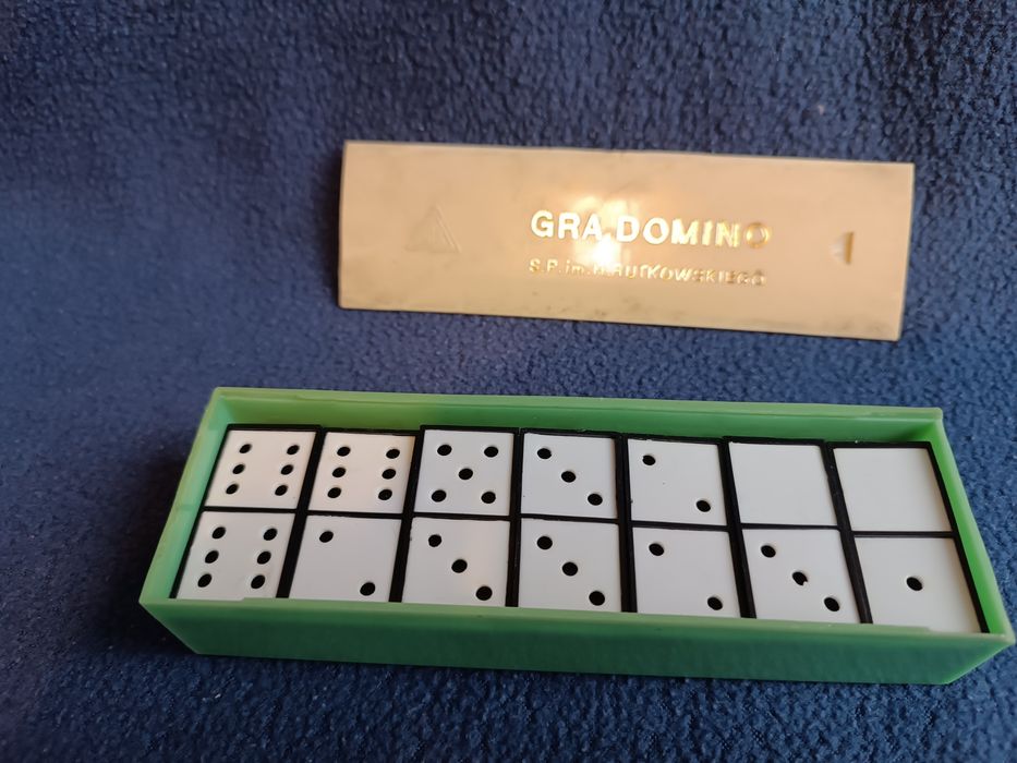 Gra domino PRL Spółdzielnia Rutkowskiego