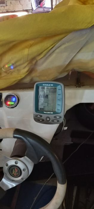 Катер "Ладога"  с лафетом, двигатель