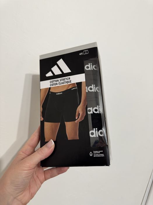 Чоловічі труси боксери Adidas 4 шт Cotton/Micro  ORIGINAL