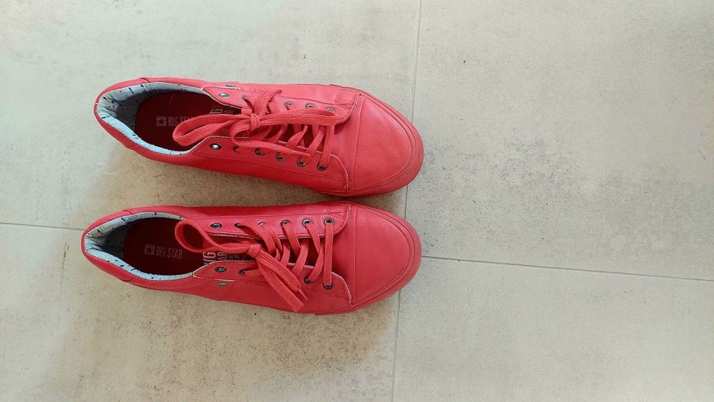 Trampki męskie Star CZERWONE rozm 45.
