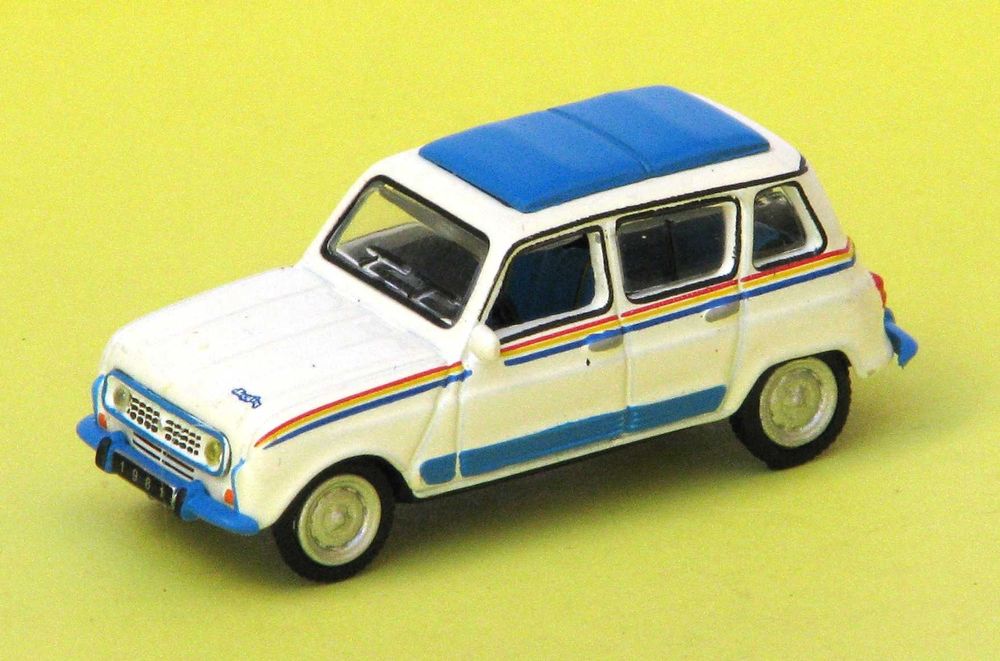 Miniaturas Renault 4 Jogging e R4 La Poste 1/87 HO Universal Hobbies