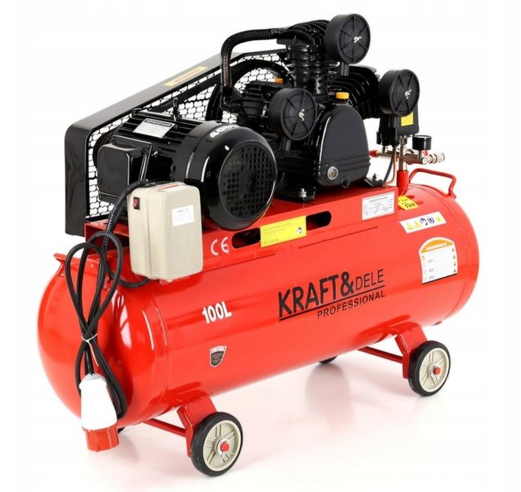 KOMPRESOR OLEJOWY 100L 3TŁOKI sprężarka powietrza  400V 650L/MIN PL gw