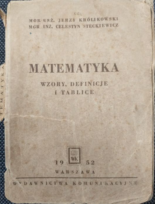 Matematyka. Wzory, definicje i tablice