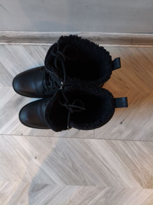 Botki do kostki damskie ocieplane