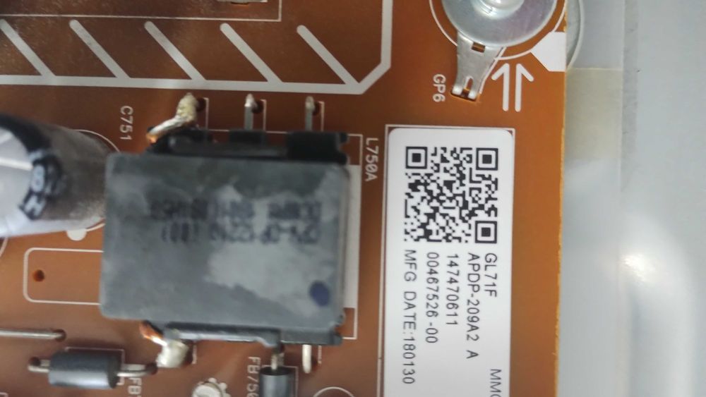 Telewizor 55" Sony KD-55XE7077 USZKODZONY, NA CZĘŚCI