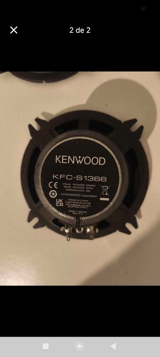 Colunas de som kenwood