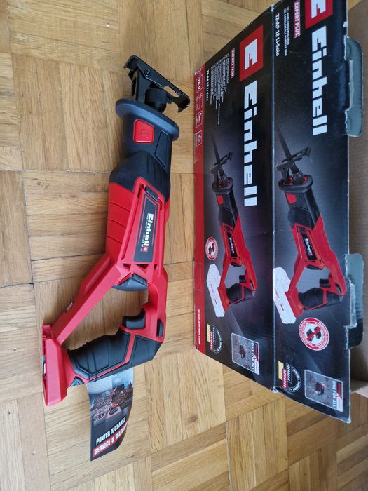 Nowa Piła szablasta lisek, opalarka Einhell, Wkrętarka Makita BHP452